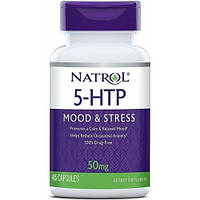 Триптофан Natrol 5-HTP 50 mg 45 Caps UL, код: 7520755