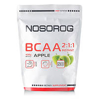 Аминокислота BCAA для спорта Nosorog Nutrition BCAA 2:1:1 400 g 72 servings Apple UL, код: 7778651