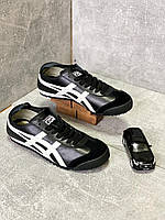 Asics Onitsuka Tiger Mexico Black and White кросівки та кеди висока якість Розмір 37