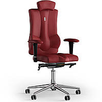 Кресло KULIK SYSTEM ELEGANCE Экокожа с подголовником без строчки Красный (10-901-BS-MC-0205) z12-2024