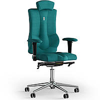 Кресло KULIK SYSTEM ELEGANCE Ткань с подголовником без строчки Аквамарин (10-901-BS-MC-0512) z12-2024