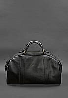 Кожаная дорожная сумка Люкс Черная BlankNote BM, код: 8132686