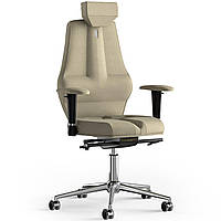 Кресло KULIK SYSTEM NANO Ткань с подголовником без строчки Кремовый (16-901-BS-MC-0501) BM, код: 1668785