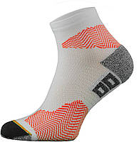 Шкарпетки Comodo RUN1 Білий Помаранчевий (COMO-RUN-1-05-4346) BM, код: 5575073