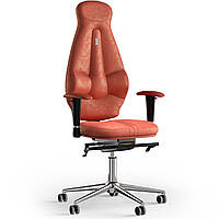 Кресло KULIK SYSTEM GALAXY Антара с подголовником без строчки Морковный (11-901-BS-MC-0309) BM, код: 1689524