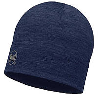 Шапка Buff Merino Wool 1 Layer Hat Solid Denim One size (1033-BU 113013.788.10.00) z17-2024