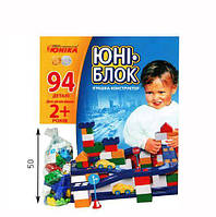 Конструктор Юника Юни-блок 94 детали (0125) OS, код: 7289392