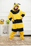 Пижама Кигуруми взрослая BearWear Пчелка XL 175 - 185 см Желтый (K1W1-0073-XL) z12-2024