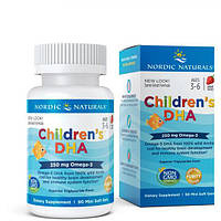 Омега 3 Nordic Naturals Children's DHA 250 mg 90 Soft Gels z17-2024