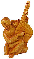 Эксклюзивная статуэтка ручной работы из дерева Cossack Козак Бандурист Бежевый (NA2001-1) BM, код: 8342824