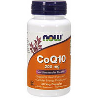 Коэнзим NOW Foods CoQ10 200 mg 60 Veg Caps z17-2024