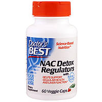 NAC N-Ацетил-L-Цистеин Детоксичные Регуляторы Doctor's Best Seleno Excell 60 гелевых капсул (DRB00279)