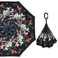 Зонт наоборот Up-Brella Цветы (2907-10102a) z12-2024