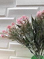 Куст зелени розетта  40 см пластик с напылением / цвет розовый