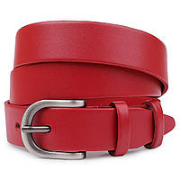 Женский кожаный ремень Vintage 20786 Красный UL, код: 6681593