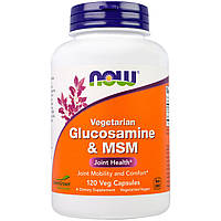 Глюкозамин / МСМ Now Foods 120 гелевых капсул (NF3130) z12-2024
