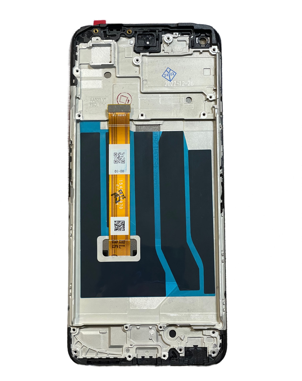 Дисплей OPPO A96 модуль в зборі з тачскріном і рамкою, чорний, Original PRC