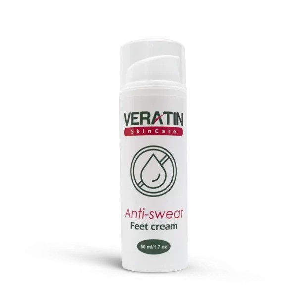 Крем проти пітливості ніг Anti-sweat Feet Cream 50 мл Veratin z12-2024