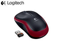 Мышь беспроводная Logitech M185 (910-002240) Red USB z12-2024