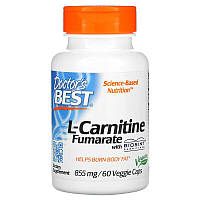 Карнитин Doctor's Best L-Carnitine Fumarate 855 mg 60 Veg Caps z17-2024