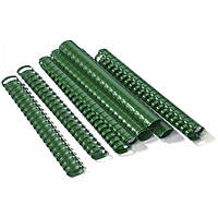 Пружины пластиковые для переплета Agent А4 50 шт 32 мм Зеленые (8888821320055) z12-2024