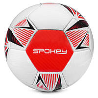 Футбольный мяч Spokey OVERACT размер 5 Бело-красный z12-2024