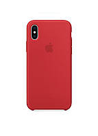 Чехол силиконовый soft-touch Apple Silicone case для iPhone Xs Max красный PRODUCT Red z12-2024
