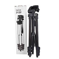 Штатив телескопічний для камери та телефона трипод TRIPOD Чорний (hub_Ouuk74237) z12-2024