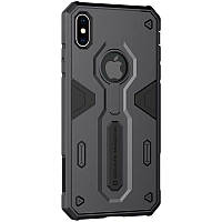 Чехол противоударный Nillkin Defender II Case для iPhone Xs Max черный ТПУ+пластик Black z12-2024