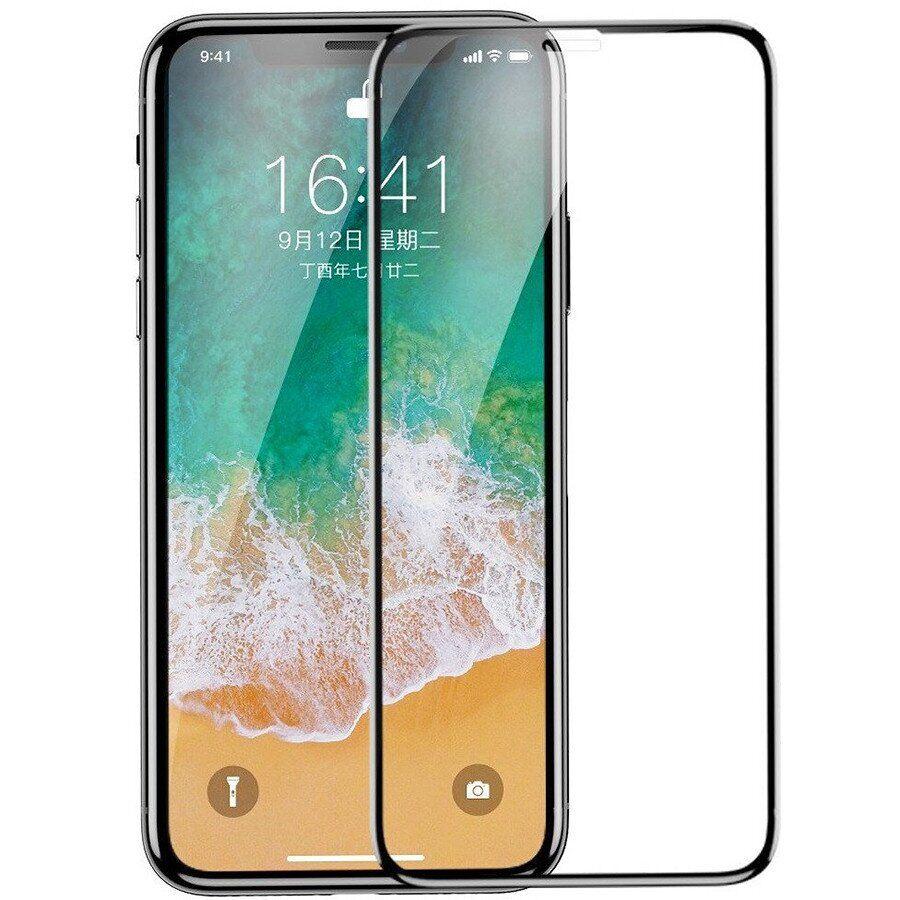 Захисне скло для iPhone Xs Max/11 Pro Max Baseus Soft Pet (SGAPIPH65-PE01) 3D z12-2024