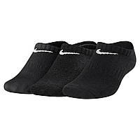 Носки Nike Performance Cushioned No-Show 3-pack 38-42 Черный SX6843-010 z17-2024