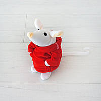 Мягкая игрушка Kidsqo Мышонок Скиппи 15cм белый с красным (KD176) NB, код: 7606342