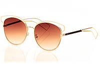 Женские солнцезащитные очки Dior 3015brown Золотой (o4ki-8353) z17-2024