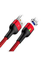 Кабель Lightning to USB Usams U28 1 метр Red (US-SJ326) z12-2024