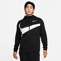 Кофта Nike M Nk Df Flc Hd Fz (FB8575-010) L Черный NX, код: 8452918