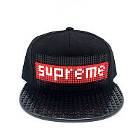 Кепка-конструктор BricksCap Supreme L/XL (56 - 60 см) от 10 лет Черный (1000115-L/XL) z12-2024