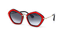 Женские брендовые очки Miu Miu smu060-pct Красный (o4ki-11477) z17-2024