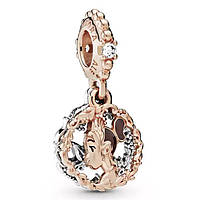 Серебряный шарм Pandora Rose Принцеcса лягушка Disney 400912265298 NX, код: 7361059