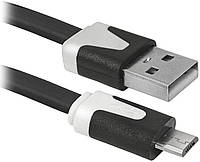 Кабель Defender USB08-03P USB 2.0 AM-MicroBM 1.0m, пакет (87475) (6282556) NX, код: 1869721