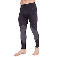 Термобелье мужское нижние длинные штаны (кальсоны) Zelart CO-2196 XLЧерный z14-2024