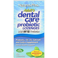 Пробиотик Nature's Plus Adult's Dental Care Probiotic 60 Lozenges Natural Peppermint Flavor NAP-04383 z17-2024