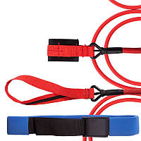 Поясной тренажер для плавания SP-Planeta SWIMMING SAFETY CORD WITH BELT PL-3035 Красный z14-2024