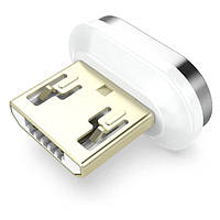 Наконечник для магнитного кабеля PZOZ Micro-USB 5А Серебристый NX, код: 7930832