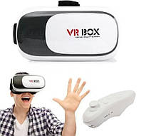 3D Очки виртуальной реальности с пультом управления для телефона VRBOX 2.0 ВиАр шлем z12-2024