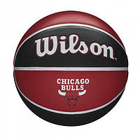 Универсальный баскетбольный мяч Wilson NBA Team Tribute Basketball 7 Красный (WTB1300XBCHI - Chicago Bulls)