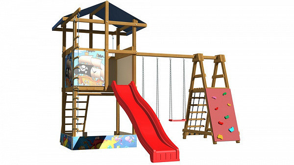 Детская игровая площадка для улицы / двора / дачи / пляжа SportBaby-9 SportBaby z12-2024 - фото 3 - id-p2175387564