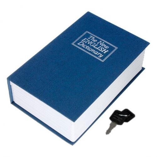 Книга сейф Mine Англійський словник 24 см Синій (hub_nlnaas) z12-2024