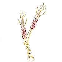 Брошь BROCHE Lux Колосья Пшеницы розовая BRBF111850 z18-2024