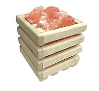 Гималайская соль для бани и сауны липа PRO Кубик 4,5 кг 17х17х17 см z17-2024