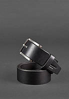 Мужской кожаный ремень 40 мм черный BlankNote NX, код: 8110044